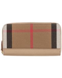 Burberry - Long Zipper Wallet - Lyst