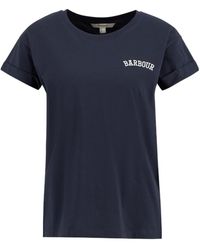 Barbour - Logo Crew Neck T-Shirt - Lyst