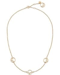 Fendi - F Is Embellished Necklace - Lyst