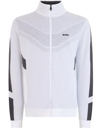 BOSS - Zip-Up Hoodie - Lyst