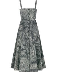 Dior - Iviera Mid-Length Flared Dress - Lyst
