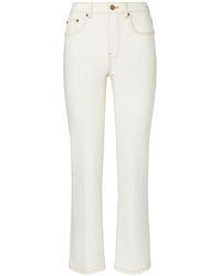 Tory Burch - Cropped Flared Jeans - Lyst