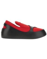 Ferragamo - Ferragamo Round-Toe Slip-On Loafers - Lyst