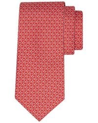 Ferragamo - Gancini Square Print Silk Tie - Lyst