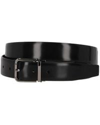 Dolce & Gabbana - Logo Engraved Belt - Lyst