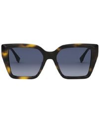 Fendi - Eyewear Square Frame Sunglasses - Lyst
