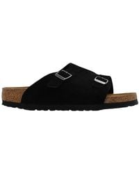 Birkenstock - Zürich Double Buckled Slip-On Sandals - Lyst