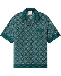 CASABLANCA - Radiating Monogram Cuban Shirt - Lyst