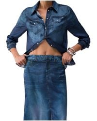 Liu Jo - Snap-Button Shirt - Lyst