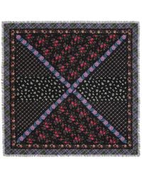 Chloé - Chloé Folk Square Scarf - Lyst