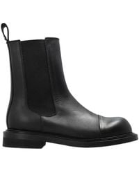 Moschino - Leather Chelsea Boots - Lyst