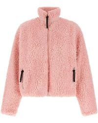 Jil Sander - Stand-Up Collar Fleece Jacket - Lyst