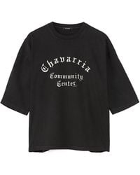 Willy Chavarria - Community Center Oversized T-Shirt - Lyst