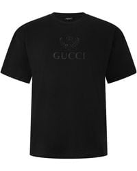 Gucci - Crew Neck Short-Sleeve Tee - Lyst