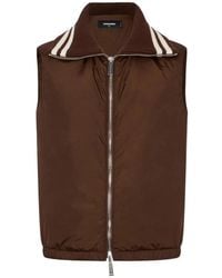 DSquared² - Hybrid Studded Cropped Vest - Lyst
