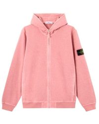Stone Island - 6100032 Malfilé Fleece 'Old' Effect - Lyst
