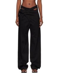 OTTOLINGER - Tan Signature Wrap Suit Trousers - Lyst