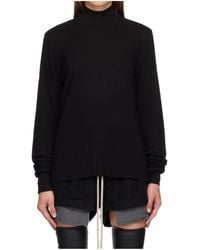 Rick Owens - Headon Double-Layer Turtleneck Sweater - Lyst
