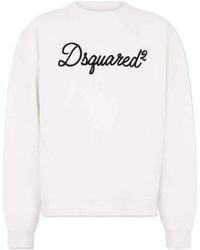 DSquared² - Signature Relax Fit Crewneck Sweatshirt - Lyst