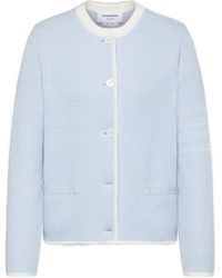 Thom Browne - Honeycomb-Knit Jacket - Lyst
