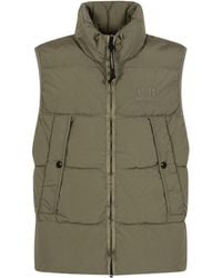 C.P. Company - Quilted Padded Vest - Lyst