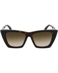 McQueen - Eyewear Cat-Eye Frame Sunglasses - Lyst