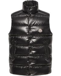 Moncler - Tibb Logo Patch Zip-Up Padded Gilet - Lyst