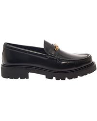 Celine - Margaret Triomphe Chain Chunky Loafer - Lyst
