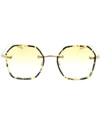 Barton Perreira - Rhonda Geometric Frame Sunglasses - Lyst