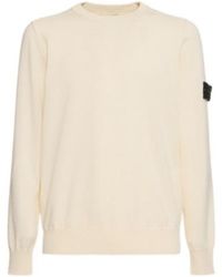 Stone Island - Crew-Neck Long-Sleeve Sweater - Lyst