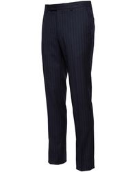 Gucci - Pinstripe Wool Trousers - Lyst