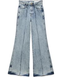 Rag & Bone - Skylar Wide-Leg Flare Jeans - Lyst