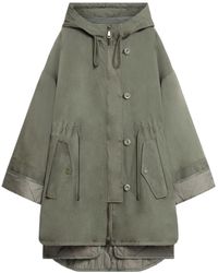 Weekend by Maxmara - Double-Sided Waterproof Cotton Parka Coat - Lyst