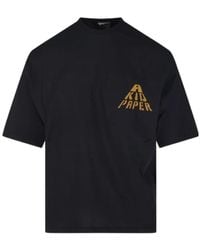 A PAPER KID - Logo Cotton T-Shirt - Lyst