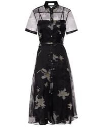 Altuzarra - Kiera Floral Silk Midi Dress - Lyst