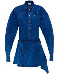 Vivienne Westwood - Meghan Asymmetric Faded Mini Dress - Lyst