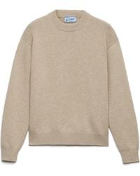 Prada - Long-Sleeved Crewneck Jumper - Lyst