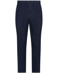 Homme Plissé Issey Miyake - Homme Plissé Issey Miyake Pleated Straight-Leg Trousers - Lyst