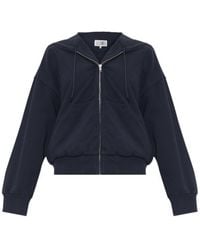MM6 by Maison Margiela - Zip-Up Oversized Hoodie - Lyst