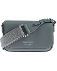 Emporio Armani - Logo Strap Shoulder Bag - Lyst