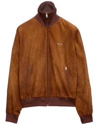 Prada - Zip-Up Blouson Jacket - Lyst