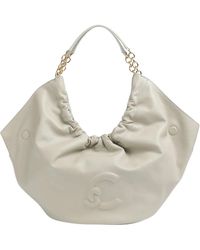 Coccinelle - Smash Chain-Link Gathered Leather Tote Bag - Lyst