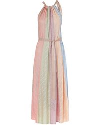 Zimmermann - Mahon Splice Halter Mesh Midi Dress - Lyst