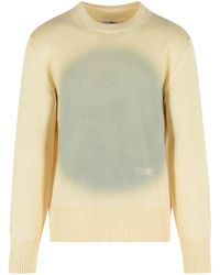MM6 by Maison Margiela - Numeric Printed Crewneck Jumper - Lyst