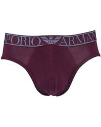 Emporio Armani - Logo Briefs Pants - Lyst