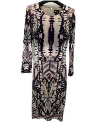 Just Cavalli - Printed Long-Sleeved Dress - Lyst