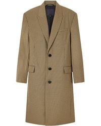 Tibi - Checked Twill Coat - Lyst