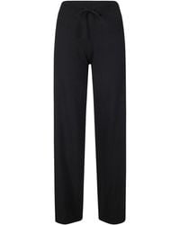 Lisa Yang - Elastic Waist Wide-Leg Pants - Lyst