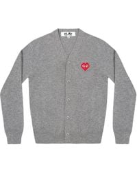 COMME DES GARÇONS PLAY - Woolen Cardigan - Lyst