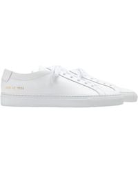 Common Projects - Logo Low-Top Casual Shoes - Lyst